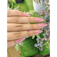 0.37 Ct. Purplish Pink Sapphire from Ceylon (Sri Lanka) Life Style