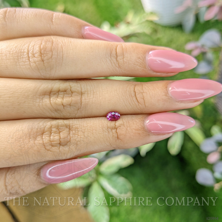 0.38 Ct. Pink Sapphire from Ceylon (Sri Lanka)
