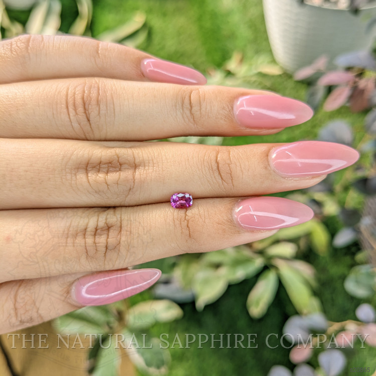 0.41 Ct. Purplish Pink Sapphire from Ceylon (Sri Lanka)