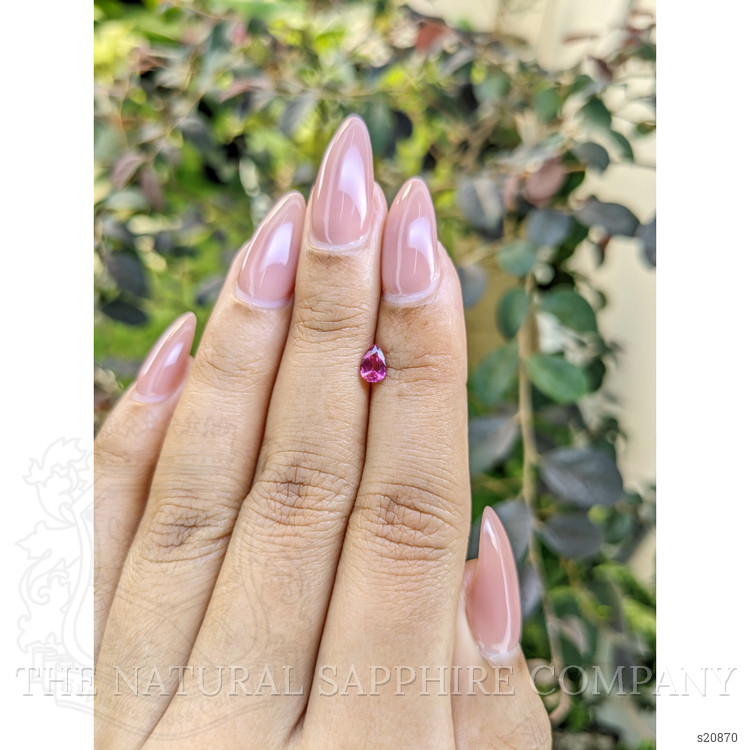 0.37 Ct. Pink Sapphire from Ceylon (Sri Lanka)