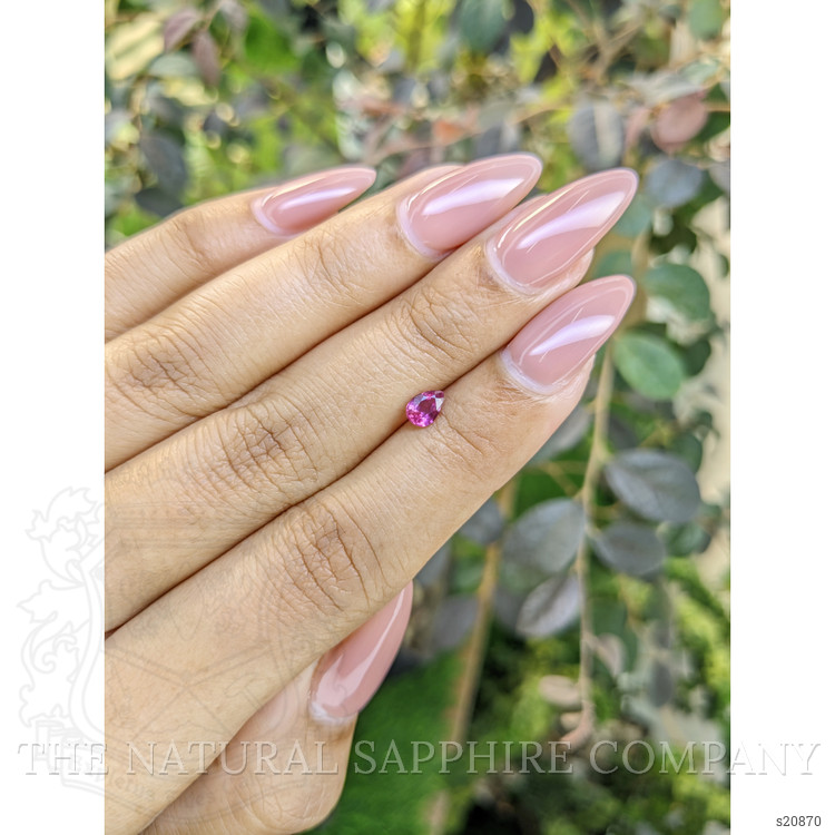 0.37 Ct. Pink Sapphire from Ceylon (Sri Lanka)