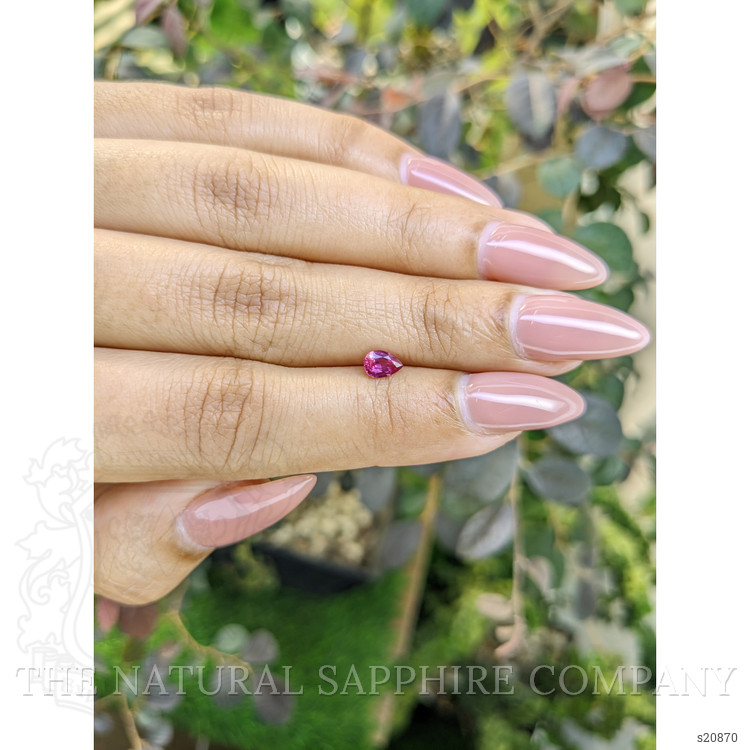 0.37 Ct. Pink Sapphire from Ceylon (Sri Lanka)