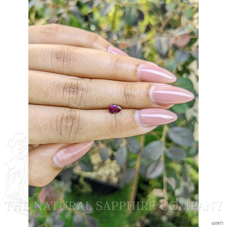 0.51 Ct. Pinkish Purple Sapphire from Ceylon (Sri Lanka)