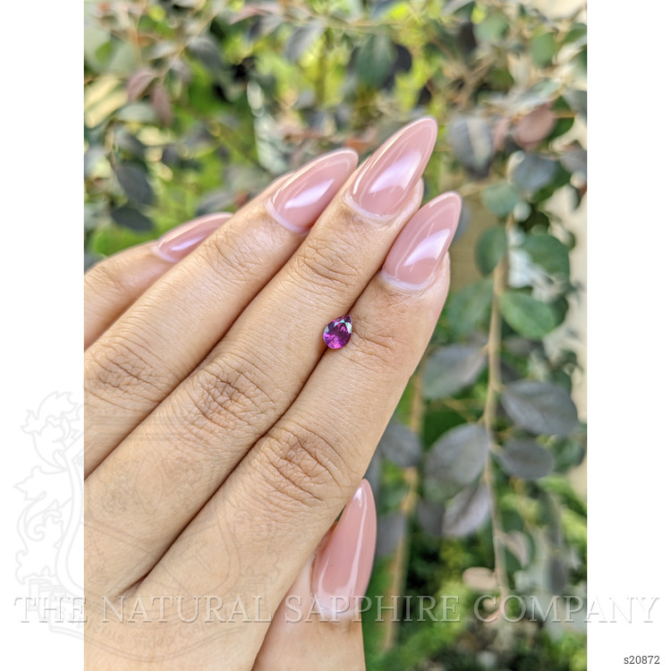 0.50 Ct. Purplish Pink Sapphire from Ceylon (Sri Lanka)