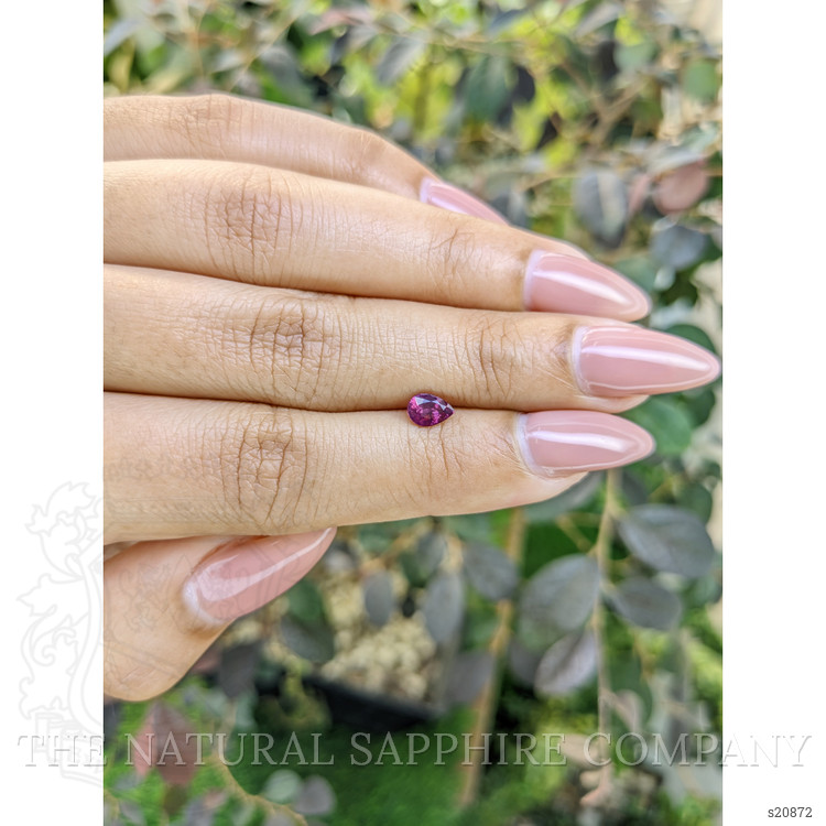 0.50 Ct. Purplish Pink Sapphire from Ceylon (Sri Lanka)
