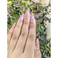 0.48 Ct. Pinkish Purple Sapphire from Ceylon (Sri Lanka) Life Style
