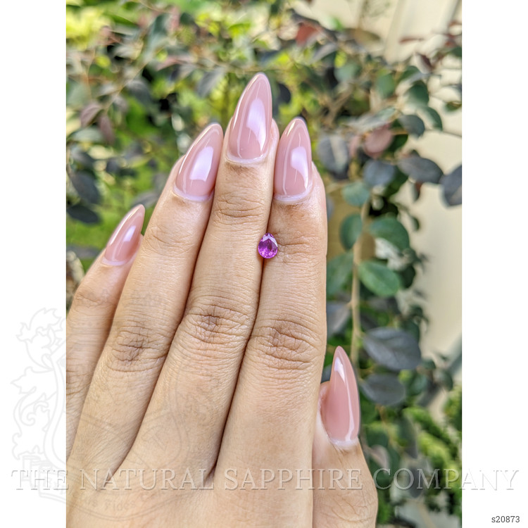 0.48 Ct. Pinkish Purple Sapphire from Ceylon (Sri Lanka)