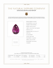 0.45 Ct. Sapphire from Ceylon (Sri Lanka) Scan Report