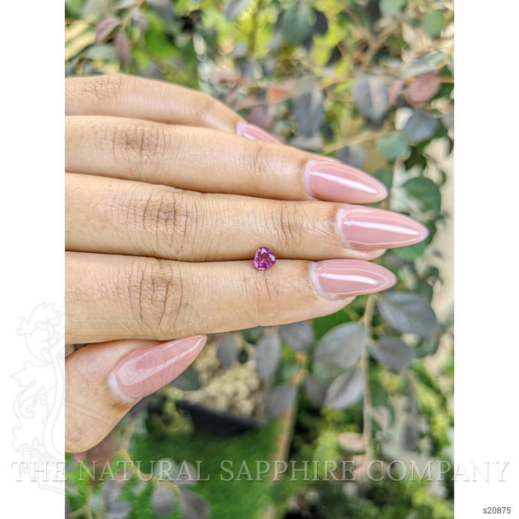 0.46 Ct. Pink Sapphire from Ceylon (Sri Lanka)