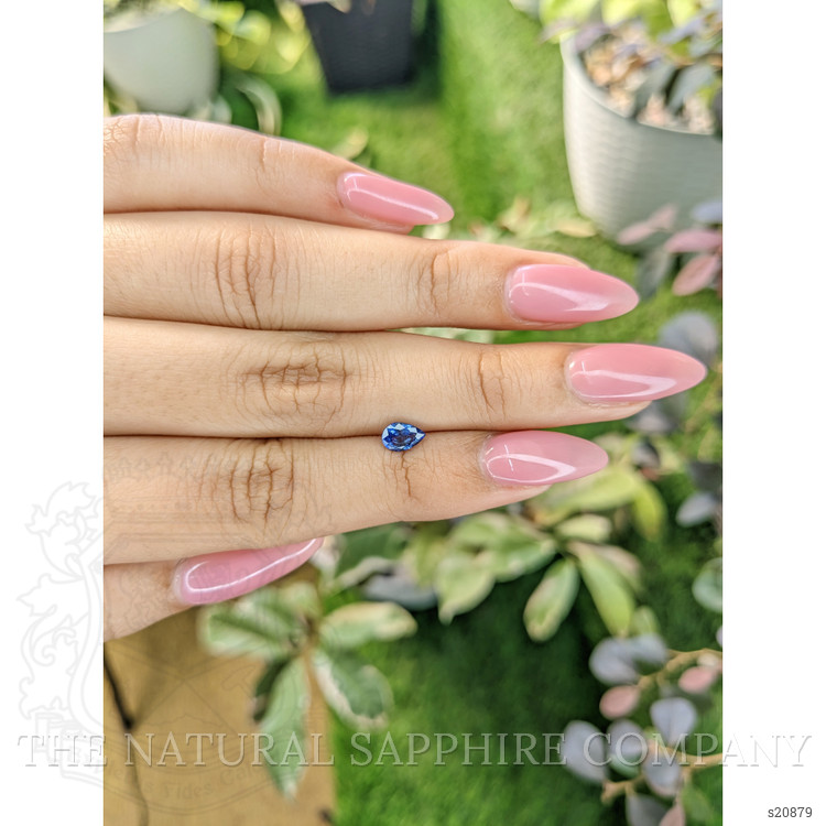 0.53 Ct. Blue Sapphire from Ceylon (Sri Lanka)