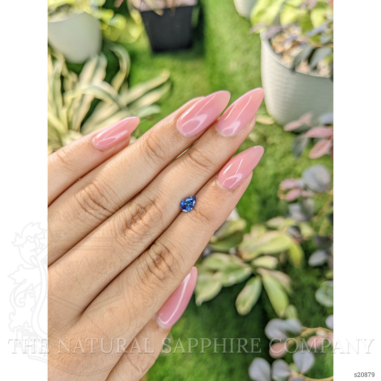 0.53 Ct. Blue Sapphire from Ceylon (Sri Lanka)
