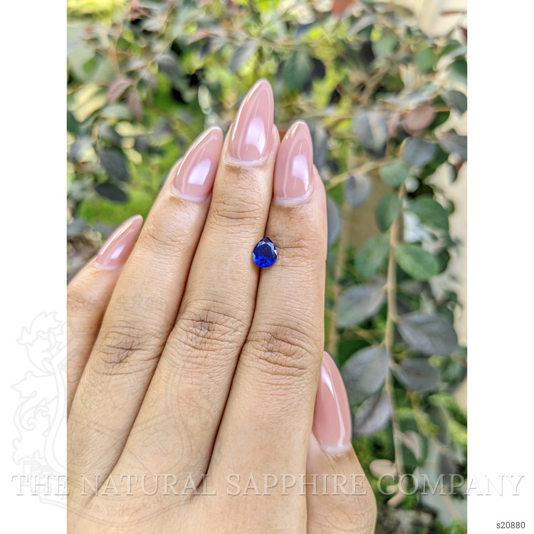 0.72 Ct. Blue Sapphire from Ceylon (Sri Lanka)