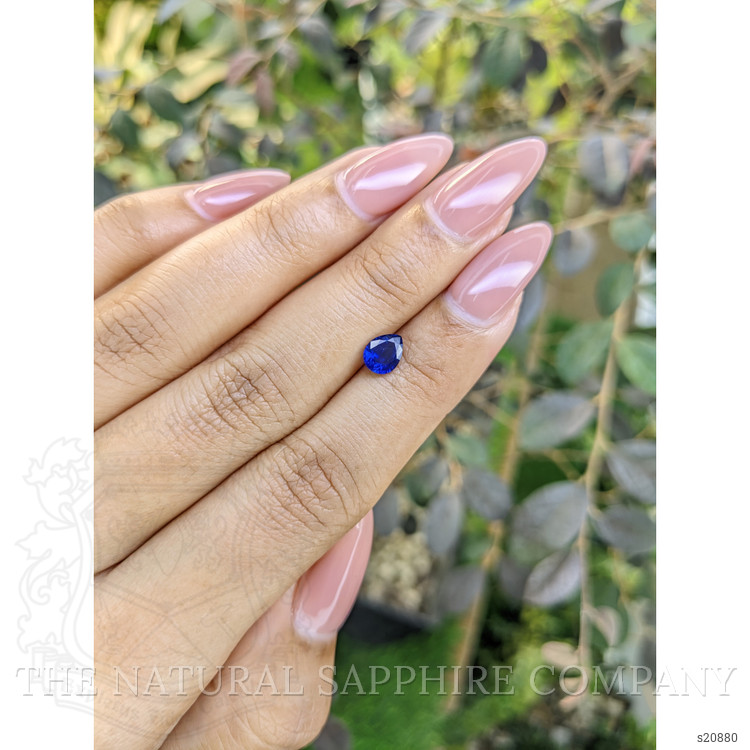 0.72 Ct. Blue Sapphire from Ceylon (Sri Lanka)