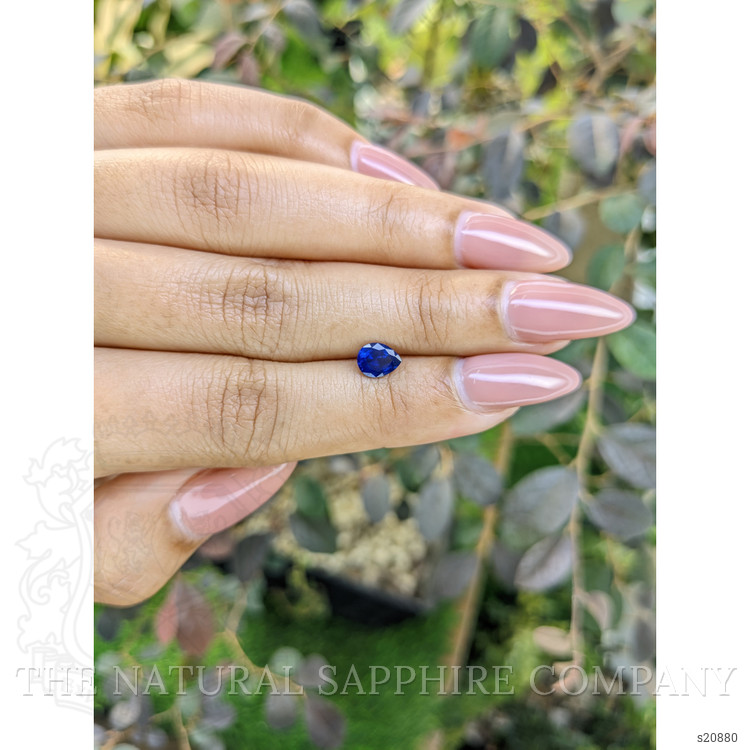 0.72 Ct. Blue Sapphire from Ceylon (Sri Lanka)