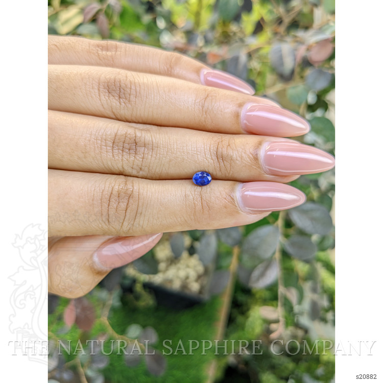 0.48 Ct. Blue Sapphire from Ceylon (Sri Lanka)