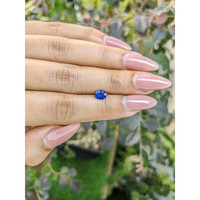 0.63 Ct. Blue Sapphire from Ceylon (Sri Lanka) Life Style