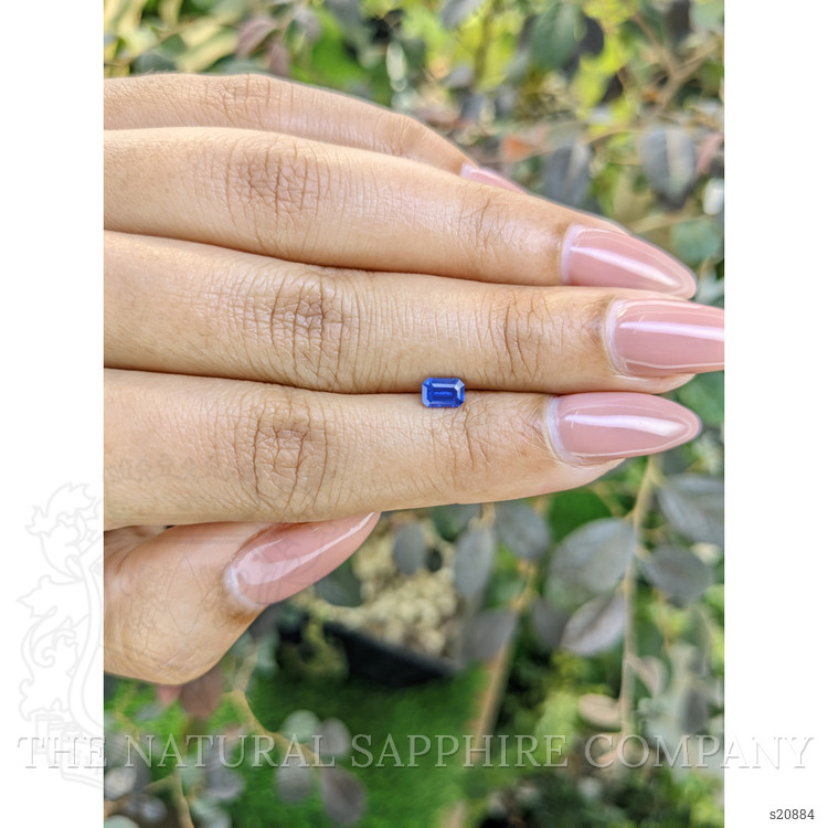 0.48 Ct. Blue Sapphire from Ceylon (Sri Lanka)