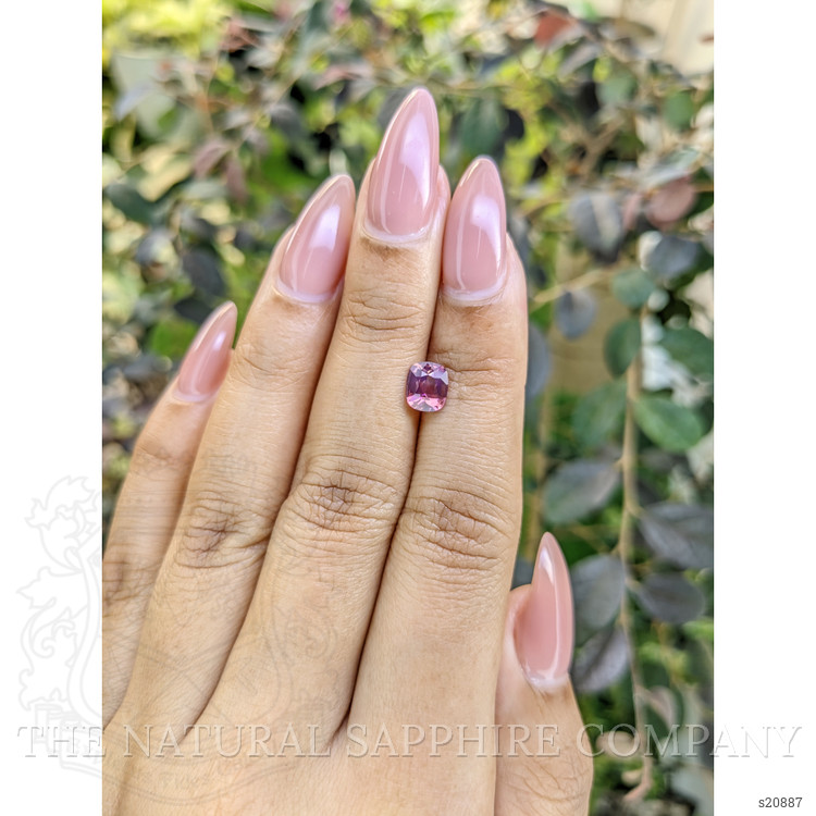 1.20 Ct. Purplish Pink Sapphire from Ceylon (Sri Lanka)