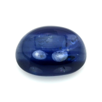 3.87 Ct. Blue Cabochon Sapphire from Ceylon (Sri Lanka) Video