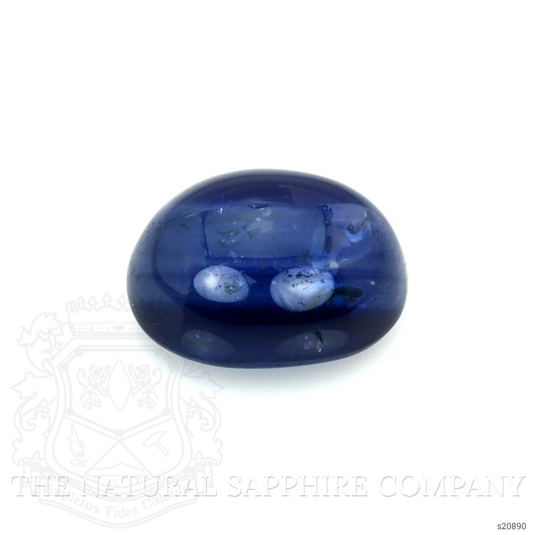 3.87 Ct. Blue Cabochon Sapphire from Ceylon (Sri Lanka)