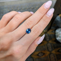 1.85 Ct. Blue Sapphire from Ceylon (Sri Lanka) Life Style