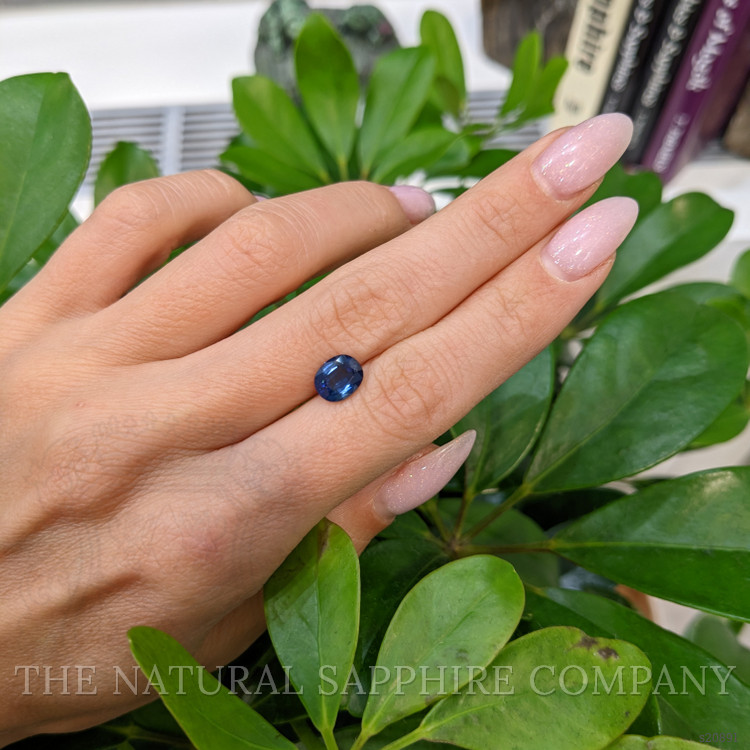 1.85 Ct. Blue Sapphire from Ceylon (Sri Lanka)