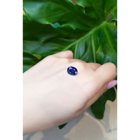 4.03 Ct. Blue Sapphire from Ceylon (Sri Lanka) Life Style