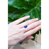 3.33 Ct. Blue Sapphire from Ceylon (Sri Lanka) Life Style