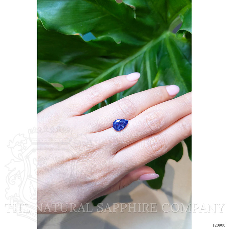 3.33 Ct. Blue Sapphire from Ceylon (Sri Lanka)