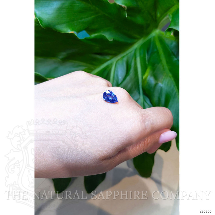3.33 Ct. Blue Sapphire from Ceylon (Sri Lanka)
