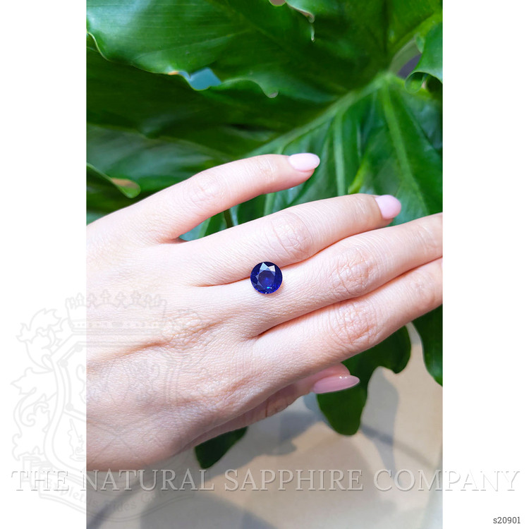3.23 Ct. Blue Sapphire from Ceylon (Sri Lanka)