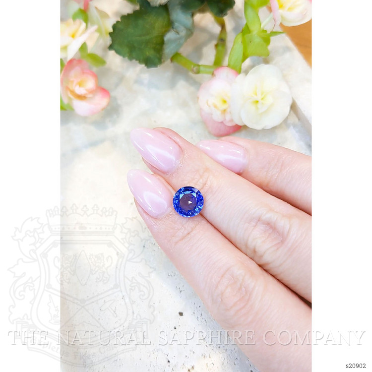 2.99 Ct. Blue Sapphire from Ceylon (Sri Lanka)
