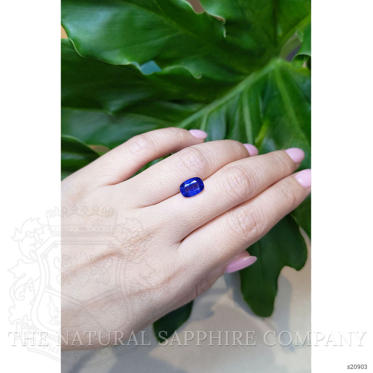 2.92 Ct. Blue Sapphire from Ceylon (Sri Lanka)