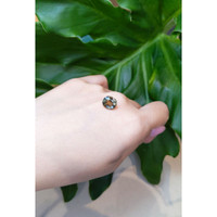 4.22 Ct. Greenish Brown Sapphire from Ceylon (Sri Lanka) Life Style