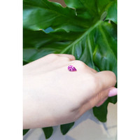 1.42 Ct. Purplish Pink Sapphire from Madagascar Life Style