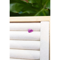1.42 Ct. Purplish Pink Sapphire from Madagascar Life Style