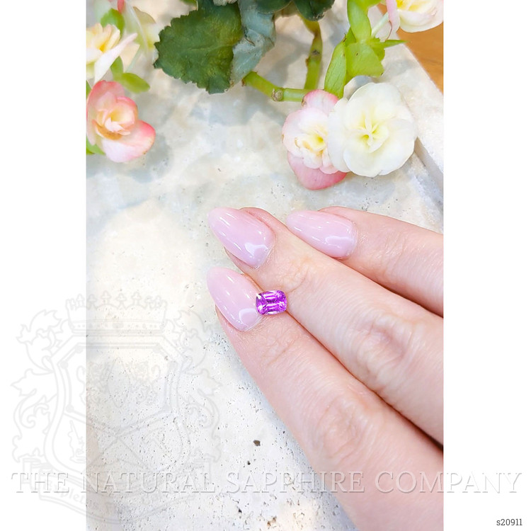 0.98 Ct. Purplish Pink Sapphire from Madagascar