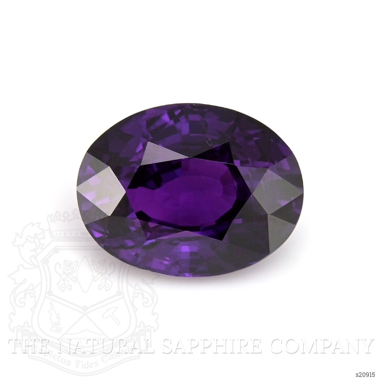 7.07 Ct. Purple Sapphire from Ceylon (Sri Lanka)