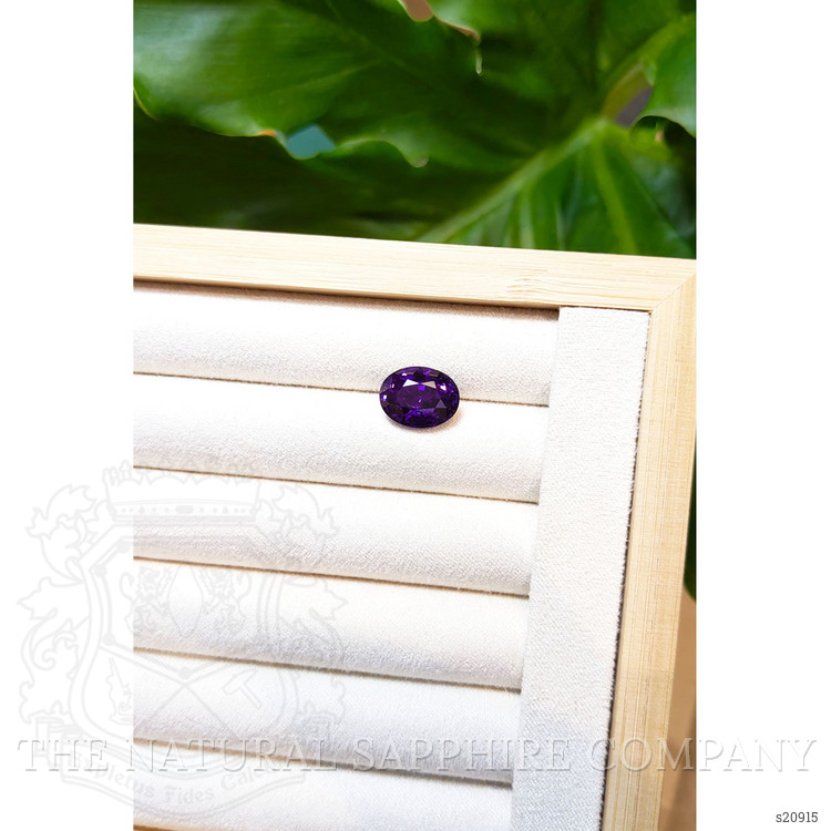 7.07 Ct. Purple Sapphire from Ceylon (Sri Lanka)