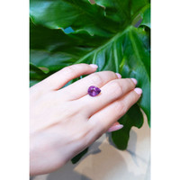 4.56 Ct. Purple Sapphire from Ceylon (Sri Lanka) Life Style