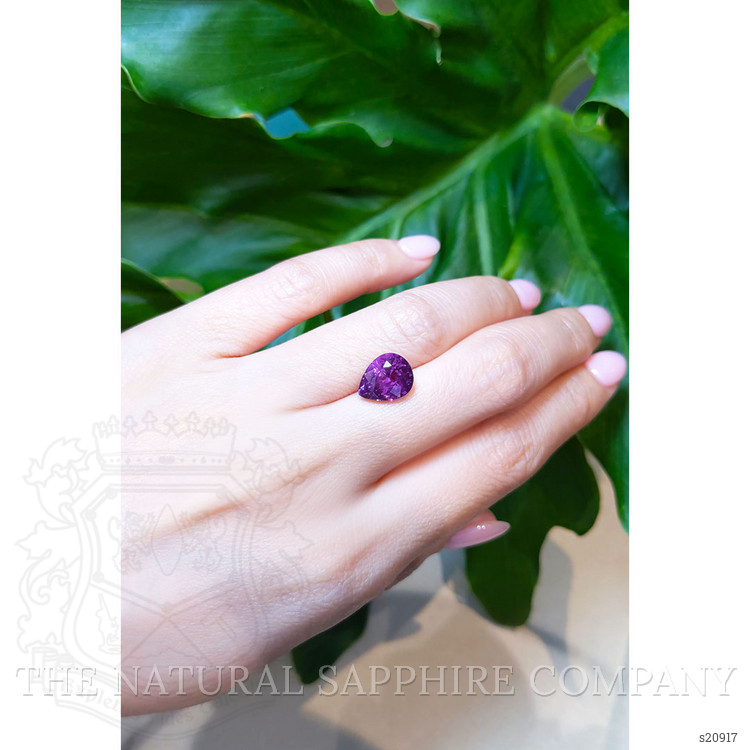 4.56 Ct. Purple Sapphire from Ceylon (Sri Lanka)