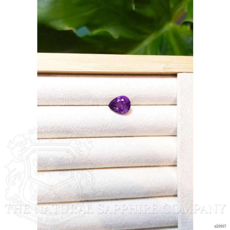 4.56 Ct. Purple Sapphire from Ceylon (Sri Lanka)