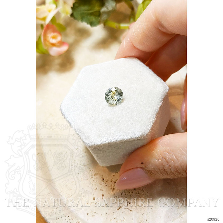 2.09 Ct. Greenish Yellow Sapphire from Ceylon (Sri Lanka)