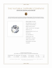 2.55 Ct. Bi Color / Parti Sapphire from Ceylon (Sri Lanka) Scan Report