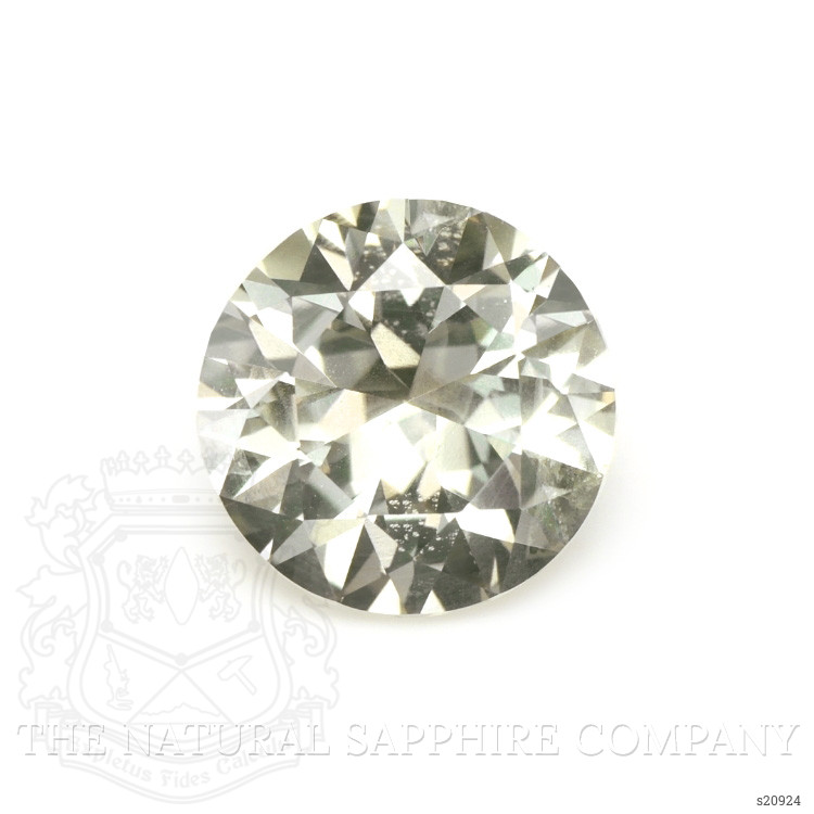 4.33 Ct. Greenish Yellow Sapphire from Ceylon (Sri Lanka)