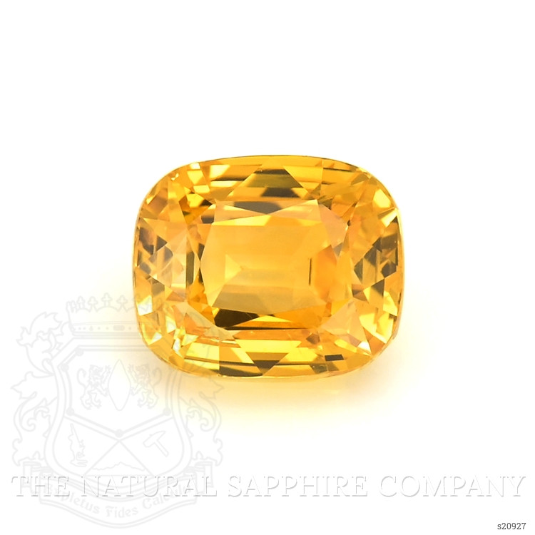 3.06 Ct. Orangish Yellow Sapphire from Ceylon (Sri Lanka)