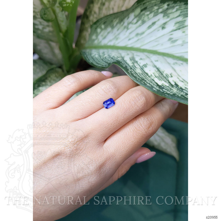 1.02 Ct. Blue Sapphire from Ceylon (Sri Lanka)