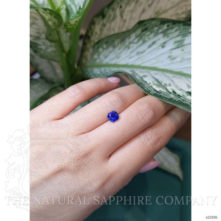 1.36 Ct. Blue Sapphire from Ceylon (Sri Lanka)