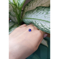 1.36 Ct. Blue Sapphire from Ceylon (Sri Lanka) Life Style