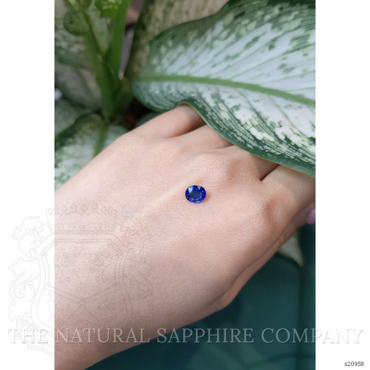 1.22 Ct. Blue Sapphire from Ceylon (Sri Lanka)